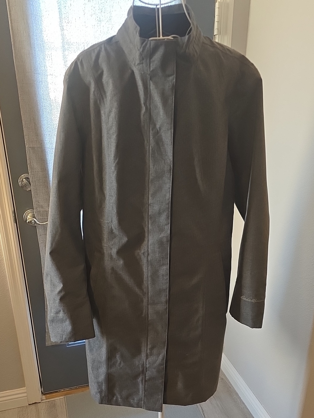 Eddie Bauer Weatheredge Women's XL Gray 100% Polyester Coat